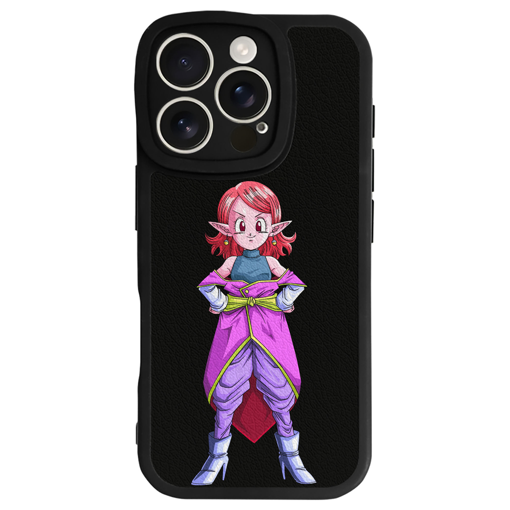（画像用） ドラゴンボール DRAGON BALL 【iPhone 16シリーズ対応】シリコンスマホケース（レザー調） 材質：シリコン